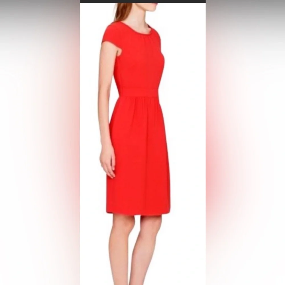 J‎ crew poppy crepe cap sleeve dress. NWOT